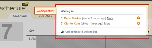 waiting list function